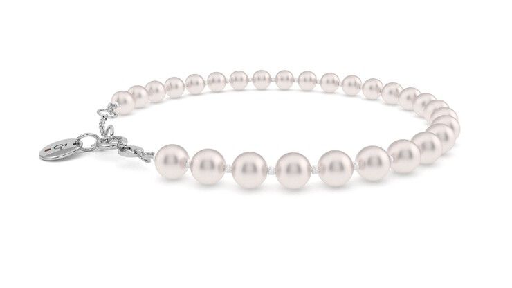 Taylor & Hart Allaqua Pearl Bracelet Jewellery 360 degree image 12