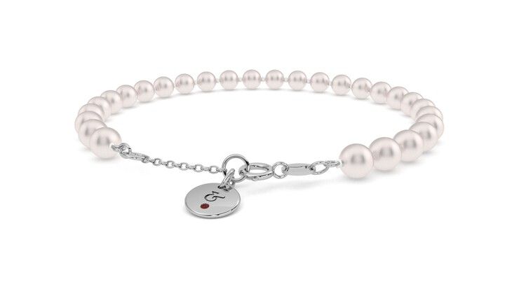 Taylor & Hart Allaqua Pearl Bracelet Jewellery 360 degree image 15