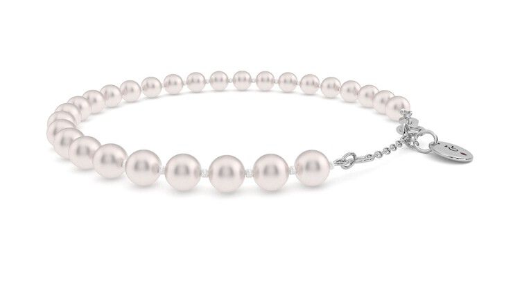 Taylor & Hart Allaqua Pearl Bracelet Jewellery 360 degree image 19