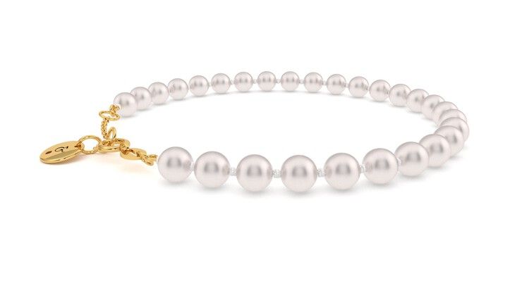 Taylor & Hart Allaqua Pearl Bracelet Jewellery 360 degree image 12