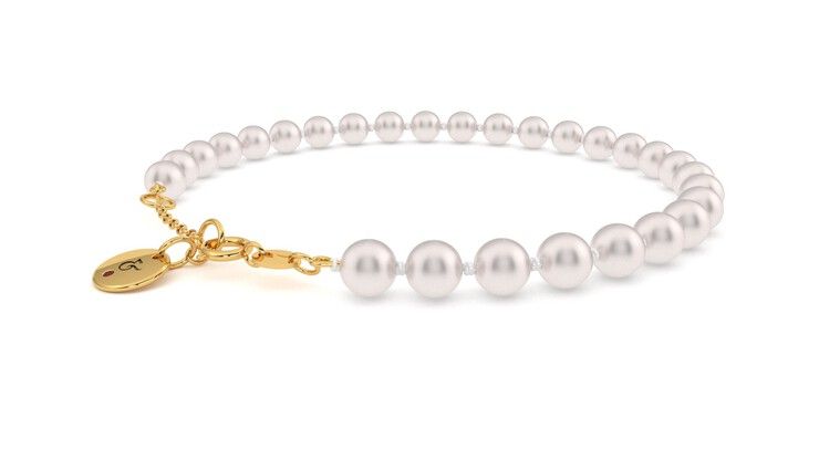 Taylor & Hart Allaqua Pearl Bracelet Jewellery 360 degree image 13