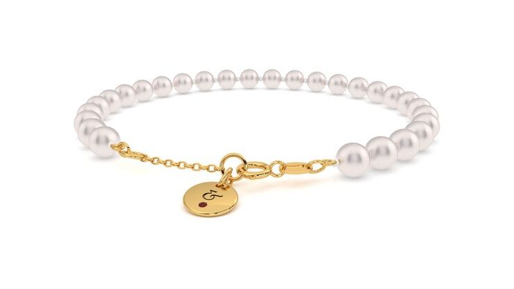 Taylor & Hart Allaqua Pearl Bracelet Jewellery 360 degree image 15