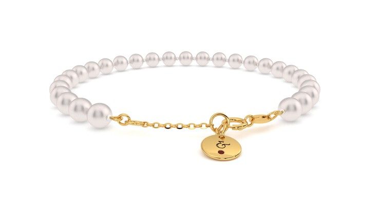 Taylor & Hart Allaqua Pearl Bracelet Jewellery 360 degree image 16