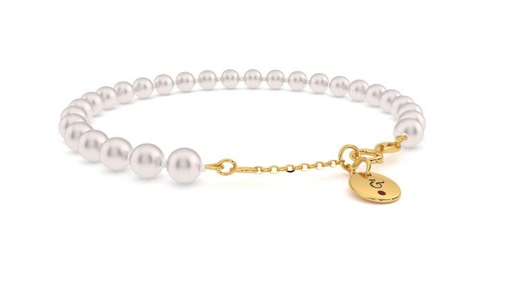 Taylor & Hart Allaqua Pearl Bracelet Jewellery 360 degree image 17