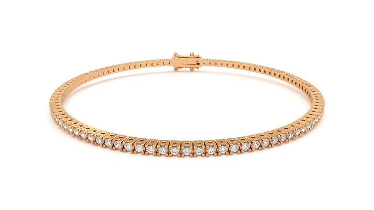 Taylor & Hart Everette 1.25ct Tennis Bracelet Jewellery 360 degree image 0