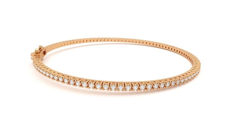 Taylor & Hart Everette 1.25ct Tennis Bracelet Jewellery 360 degree image 10