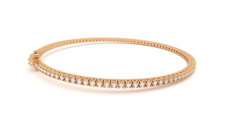 Taylor & Hart Everette 1.25ct Tennis Bracelet Jewellery 360 degree image 11