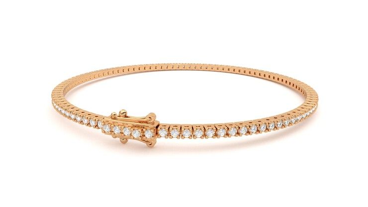 Taylor & Hart Everette 1.25ct Tennis Bracelet Jewellery 360 degree image 14