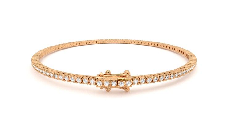 Taylor & Hart Everette 1.25ct Tennis Bracelet Jewellery 360 degree image 15