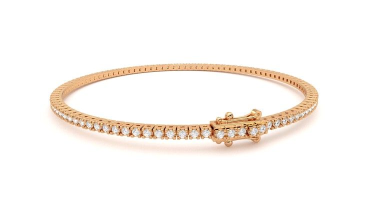Taylor & Hart Everette 1.25ct Tennis Bracelet Jewellery 360 degree image 16