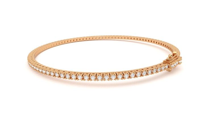 Taylor & Hart Everette 1.25ct Tennis Bracelet Jewellery 360 degree image 18