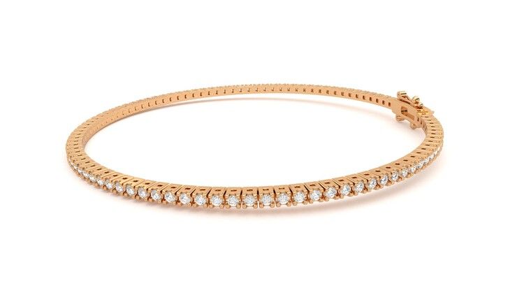 Taylor & Hart Everette 1.25ct Tennis Bracelet Jewellery 360 degree image 21
