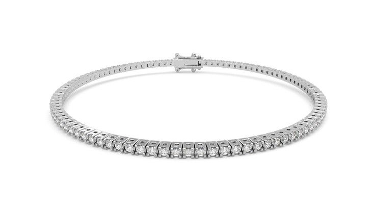 Taylor & Hart Everette 1.25ct Tennis Bracelet Jewellery 360 degree image 0