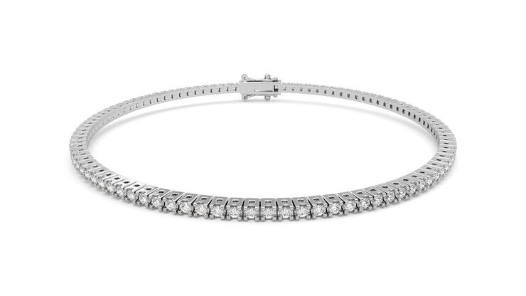 Taylor & Hart Everette 1.25ct Tennis Bracelet Jewellery 360 degree image 1