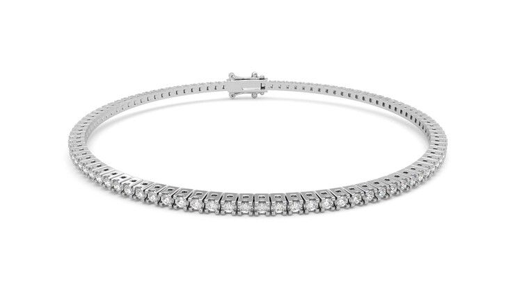 Taylor & Hart Everette 1.25ct Tennis Bracelet Jewellery 360 degree image 2