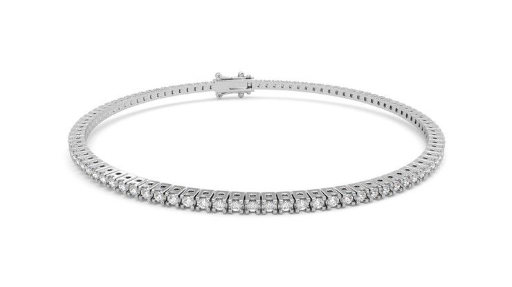 Taylor & Hart Everette 1.25ct Tennis Bracelet Jewellery 360 degree image 3