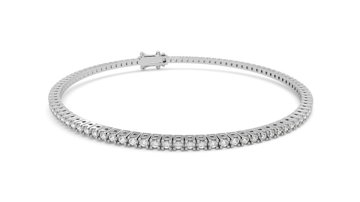Taylor & Hart Everette 1.25ct Tennis Bracelet Jewellery 360 degree image 4