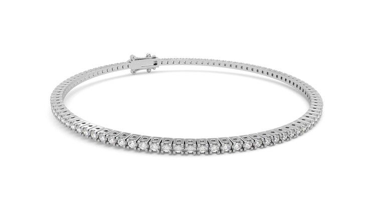 Taylor & Hart Everette 1.25ct Tennis Bracelet Jewellery 360 degree image 5