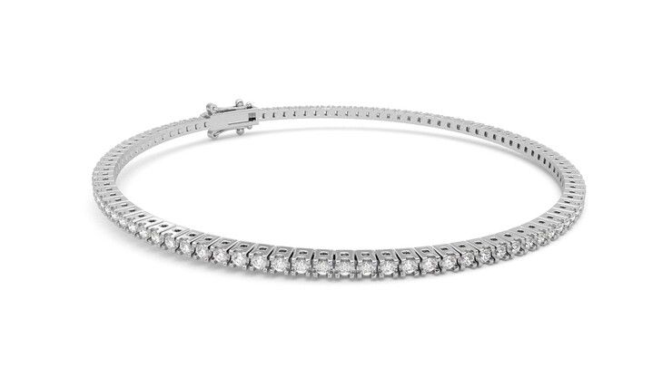 Taylor & Hart Everette 1.25ct Tennis Bracelet Jewellery 360 degree image 6