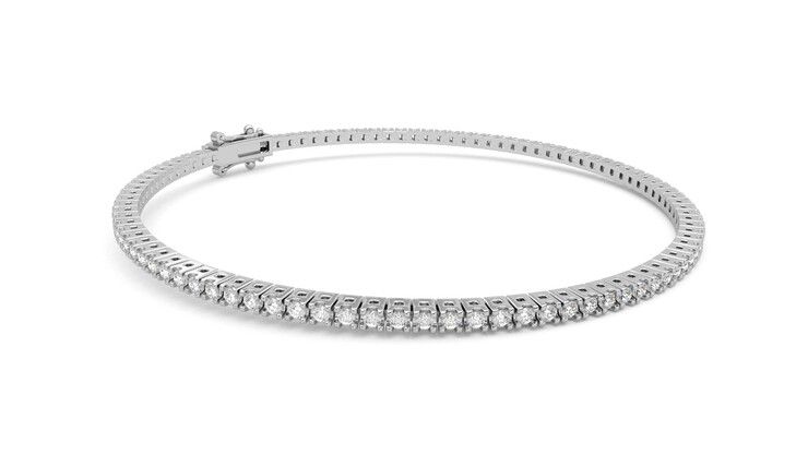 Taylor & Hart Everette 1.25ct Tennis Bracelet Jewellery 360 degree image 7