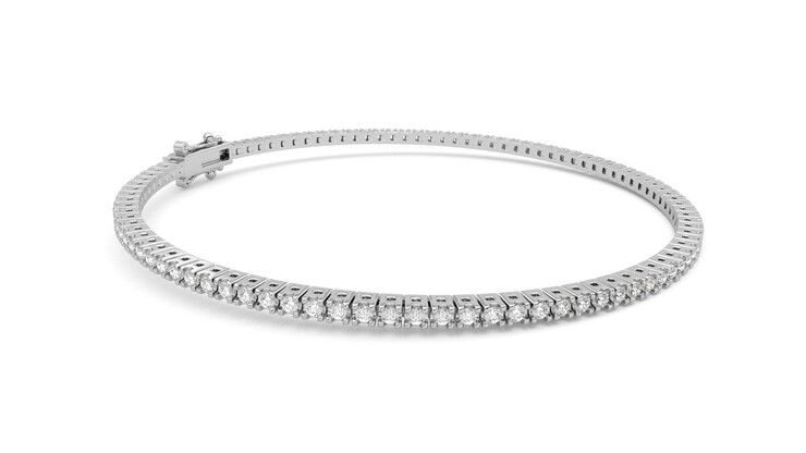 Taylor & Hart Everette 1.25ct Tennis Bracelet Jewellery 360 degree image 8
