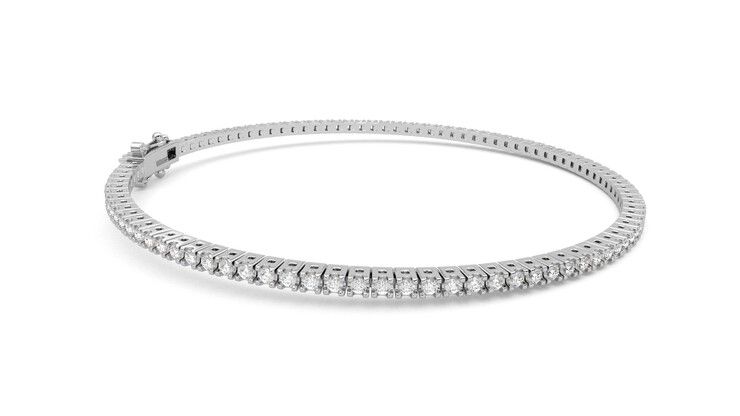 Taylor & Hart Everette 1.25ct Tennis Bracelet Jewellery 360 degree image 9