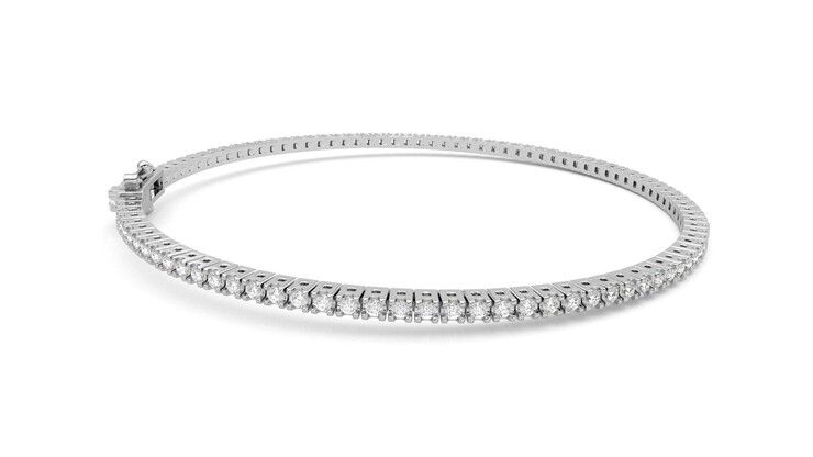 Taylor & Hart Everette 1.25ct Tennis Bracelet Jewellery 360 degree image 10