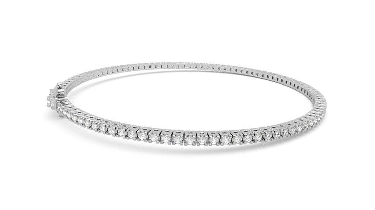 Taylor & Hart Everette 1.25ct Tennis Bracelet Jewellery 360 degree image 11