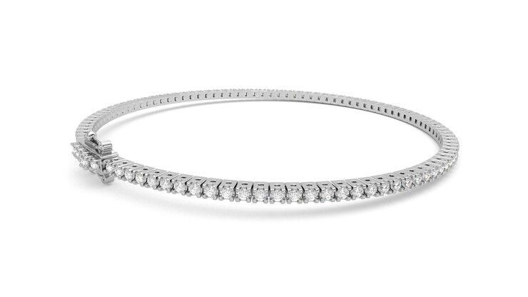 Taylor & Hart Everette 1.25ct Tennis Bracelet Jewellery 360 degree image 12