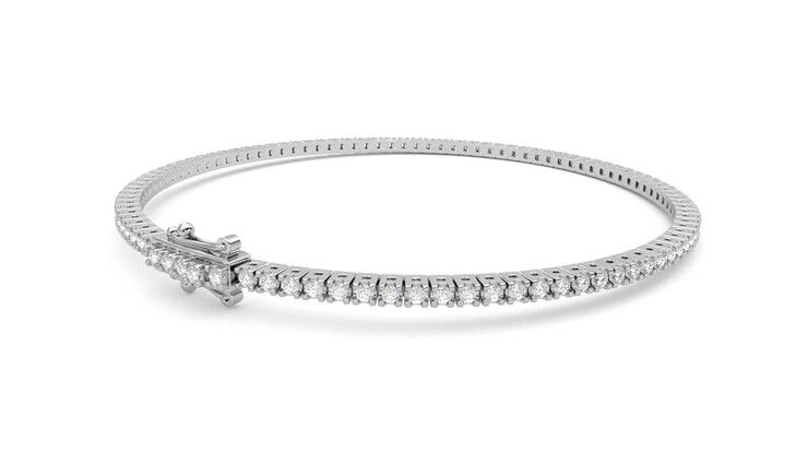 Taylor & Hart Everette 1.25ct Tennis Bracelet Jewellery 360 degree image 13