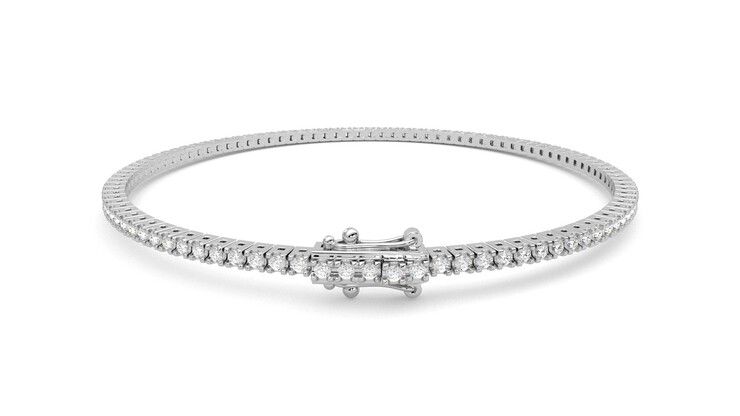 Taylor & Hart Everette 1.25ct Tennis Bracelet Jewellery 360 degree image 15