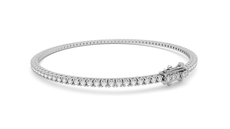 Taylor & Hart Everette 1.25ct Tennis Bracelet Jewellery 360 degree image 17