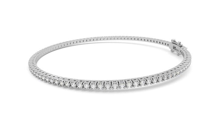 Taylor & Hart Everette 1.25ct Tennis Bracelet Jewellery 360 degree image 21