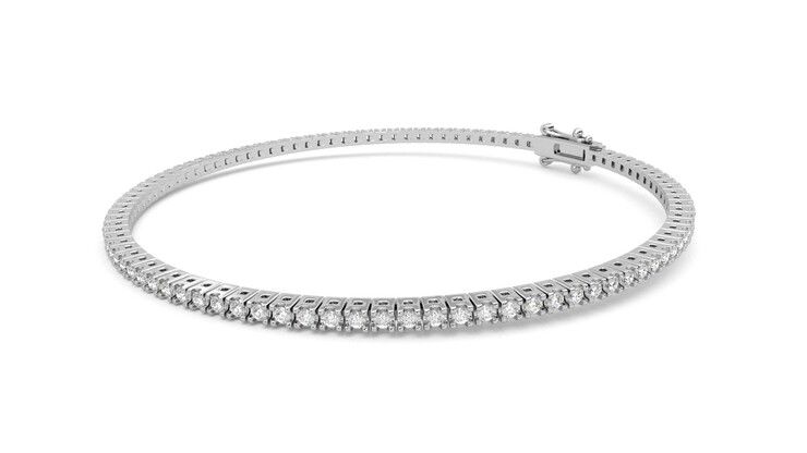 Taylor & Hart Everette 1.25ct Tennis Bracelet Jewellery 360 degree image 23