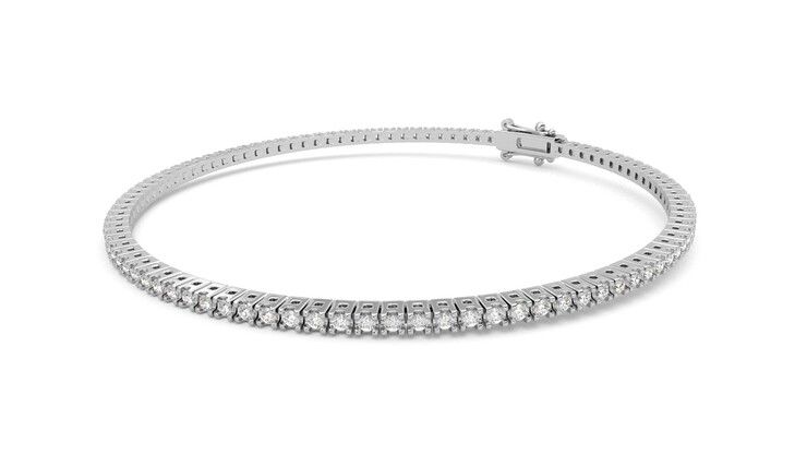 Taylor & Hart Everette 1.25ct Tennis Bracelet Jewellery 360 degree image 24