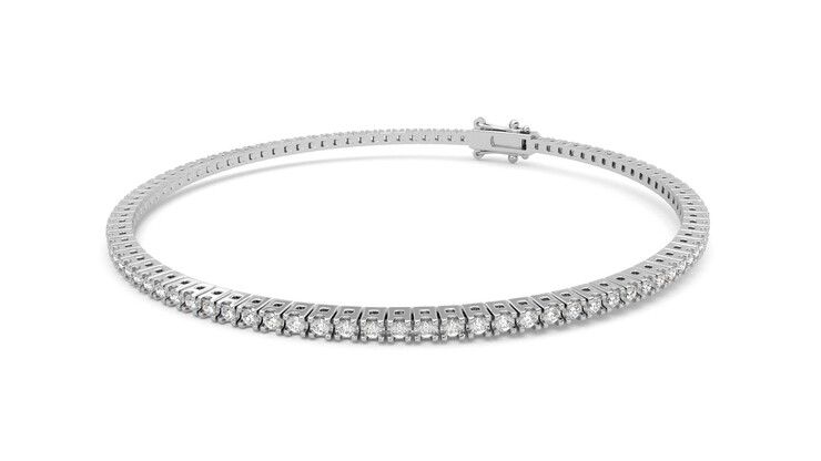 Taylor & Hart Everette 1.25ct Tennis Bracelet Jewellery 360 degree image 25