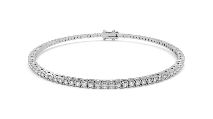 Taylor & Hart Everette 1.25ct Tennis Bracelet Jewellery 360 degree image 28