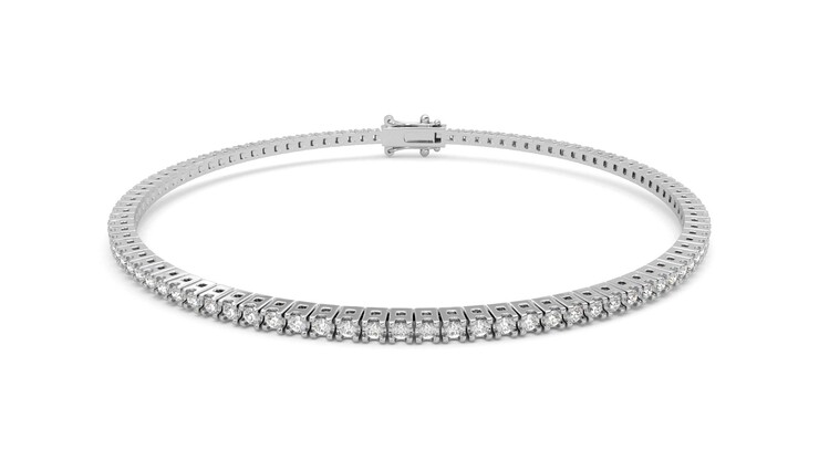 Taylor & Hart Everette 1.25ct Tennis Bracelet Jewellery 360 degree image 29