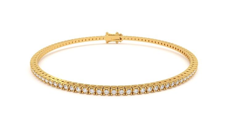 Taylor & Hart Everette 1.25ct Tennis Bracelet Jewellery 360 degree image 0