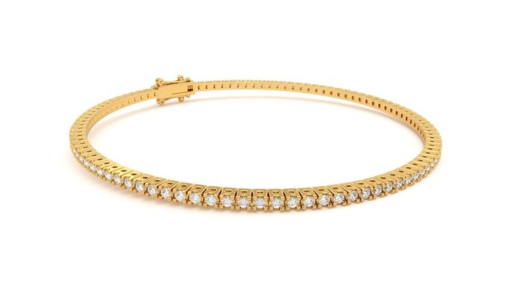 Taylor & Hart Everette 1.25ct Tennis Bracelet Jewellery 360 degree image 6