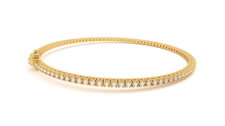 Taylor & Hart Everette 1.25ct Tennis Bracelet Jewellery 360 degree image 11