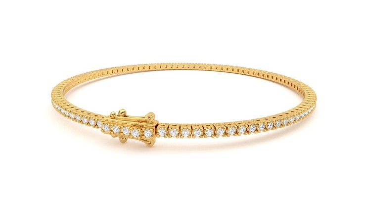 Taylor & Hart Everette 1.25ct Tennis Bracelet Jewellery 360 degree image 14
