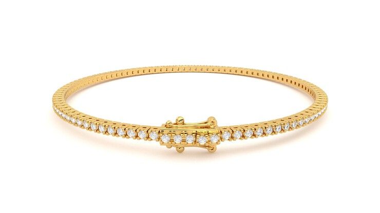 Taylor & Hart Everette 1.25ct Tennis Bracelet Jewellery 360 degree image 15