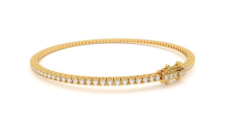 Taylor & Hart Everette 1.25ct Tennis Bracelet Jewellery 360 degree image 17