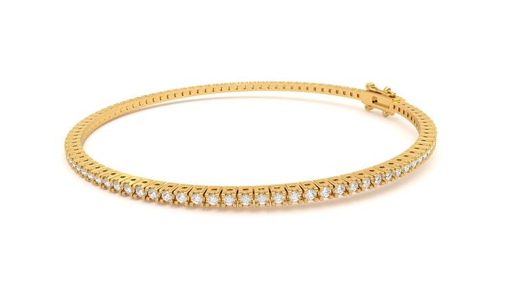 Taylor & Hart Everette 1.25ct Tennis Bracelet Jewellery 360 degree image 22