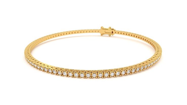 Taylor & Hart Everette 1.25ct Tennis Bracelet Jewellery 360 degree image 26