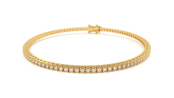 Taylor & Hart Everette 1.25ct Tennis Bracelet Jewellery 360 degree image 27