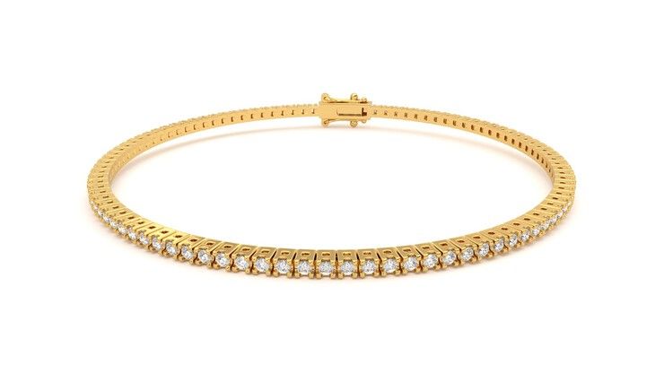 Taylor & Hart Everette 1.25ct Tennis Bracelet Jewellery 360 degree image 28