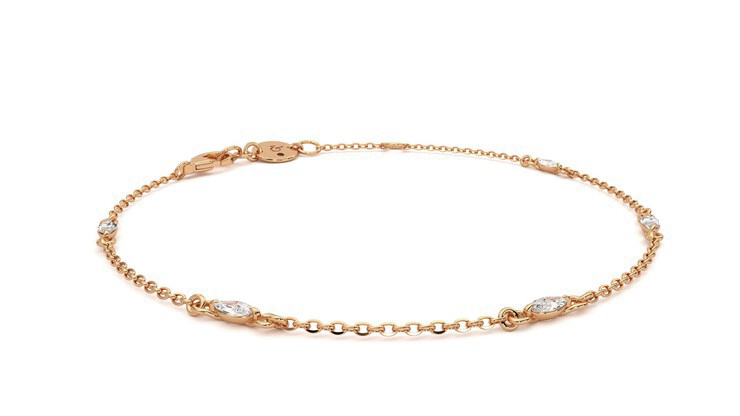 Taylor & Hart Iona Chain Bracelet Jewellery 360 degree image 7