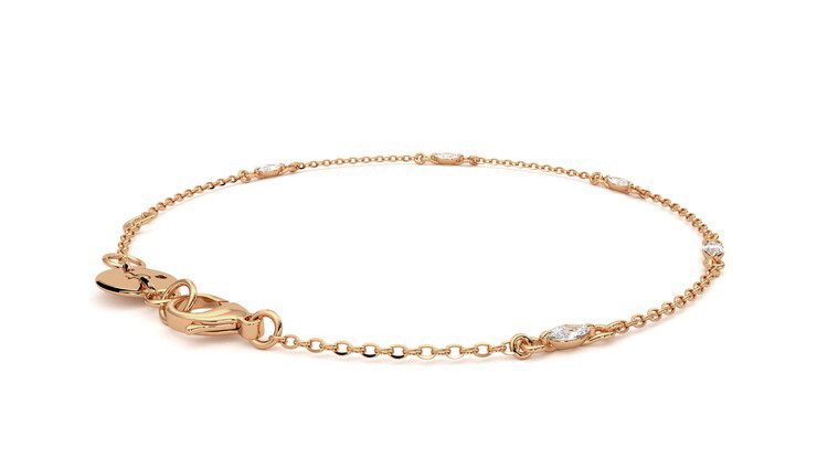 Taylor & Hart Iona Chain Bracelet Jewellery 360 degree image 13